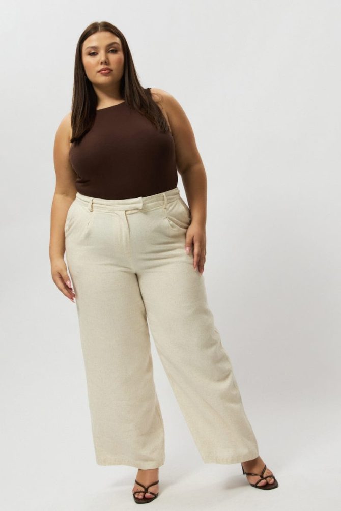 Brown Bodysuit Sleeveless Boat Neck Modal