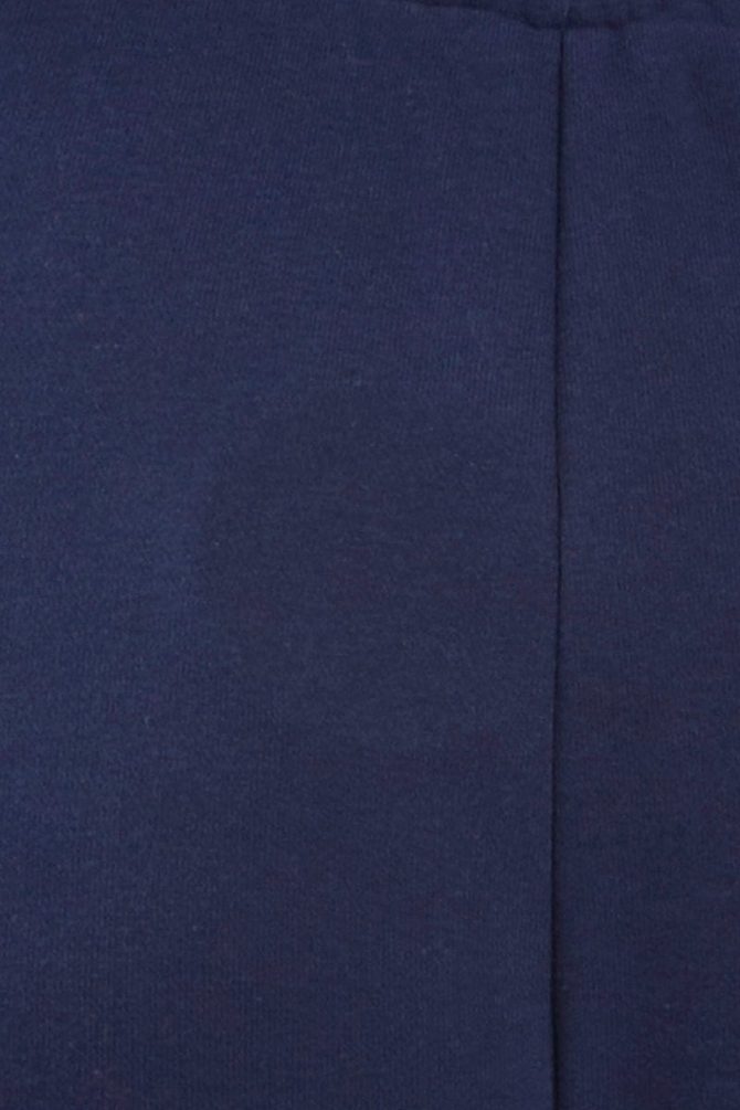 Blue Track Shorts High Rise