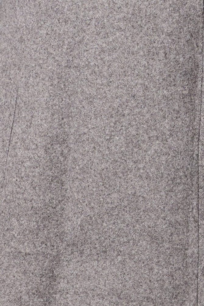 Grey One Button Coat